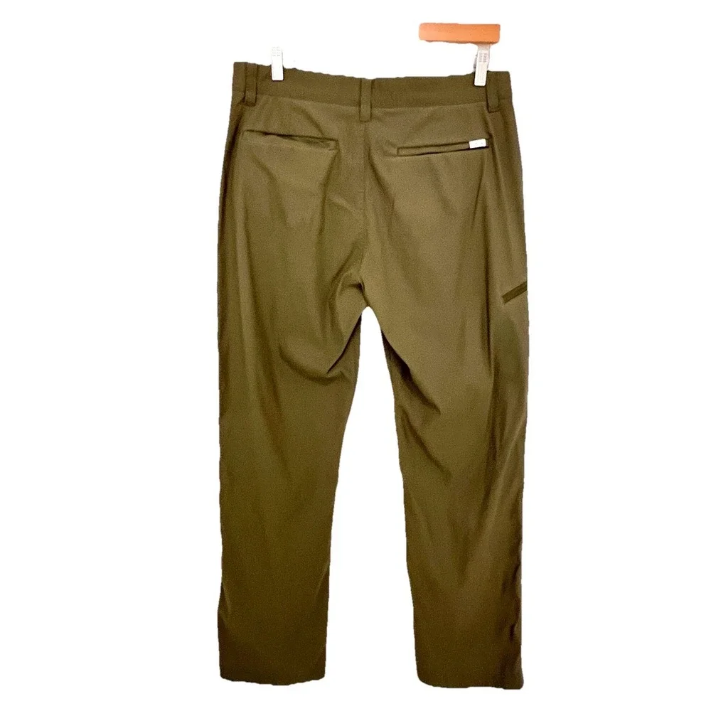 Orvis Pants Adult 34x30 Green Cargo Tech Performance Stretch Hiking Outdoors Men - Picture 2 of 9